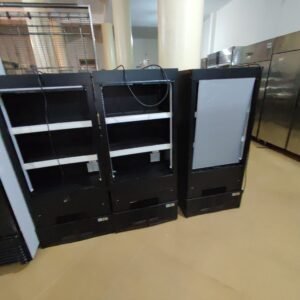 Vitrine réfrigérée murale libre service noire