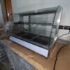 Vitrine chauffante ventilée, 2 niveaux, panoramique