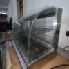 Vitrine chauffante ventilée, 2 niveaux, panoramique