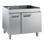 Armoire neutre avec portes, fours 6 & 10x GN 1/1